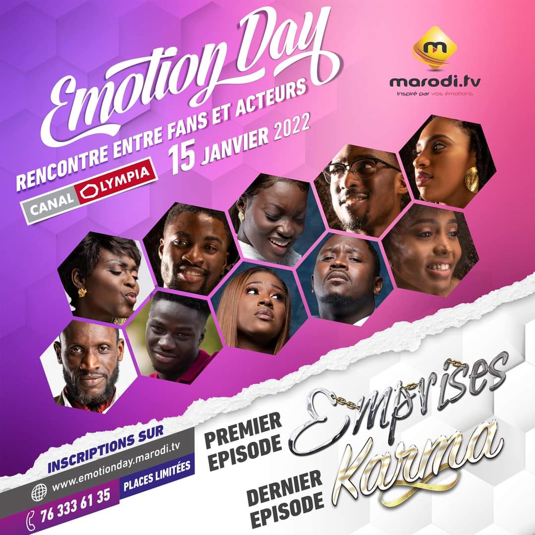 Emotion Day pour Marodi TV le 15 janvier: Une journée de rencontre entre fans et acteurs