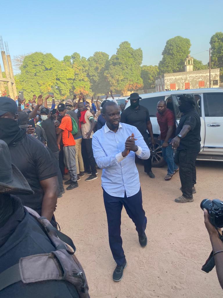 Elections locales à Ziguinchor: Ousmane Sonko à Kataba, chez Talibouya Aïdara