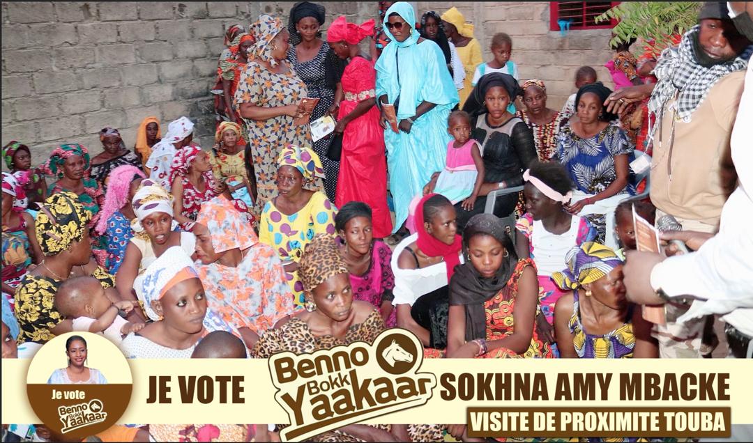 Photos / Elections locales à Touba: Sokhna Amy Mbacké de « Benno Bokk Yakaar », à pied d'oeuvre