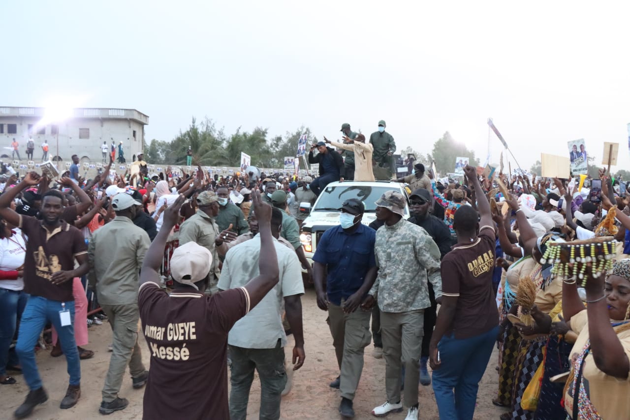 Sangalkam / Locales 2022: Meeting de clôture de BBY, le stade municipal plein comme un oeuf