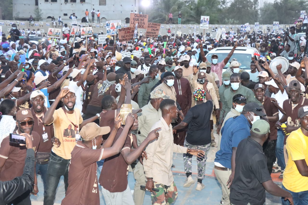 Sangalkam / Locales 2022: Meeting de clôture de BBY, le stade municipal plein comme un oeuf