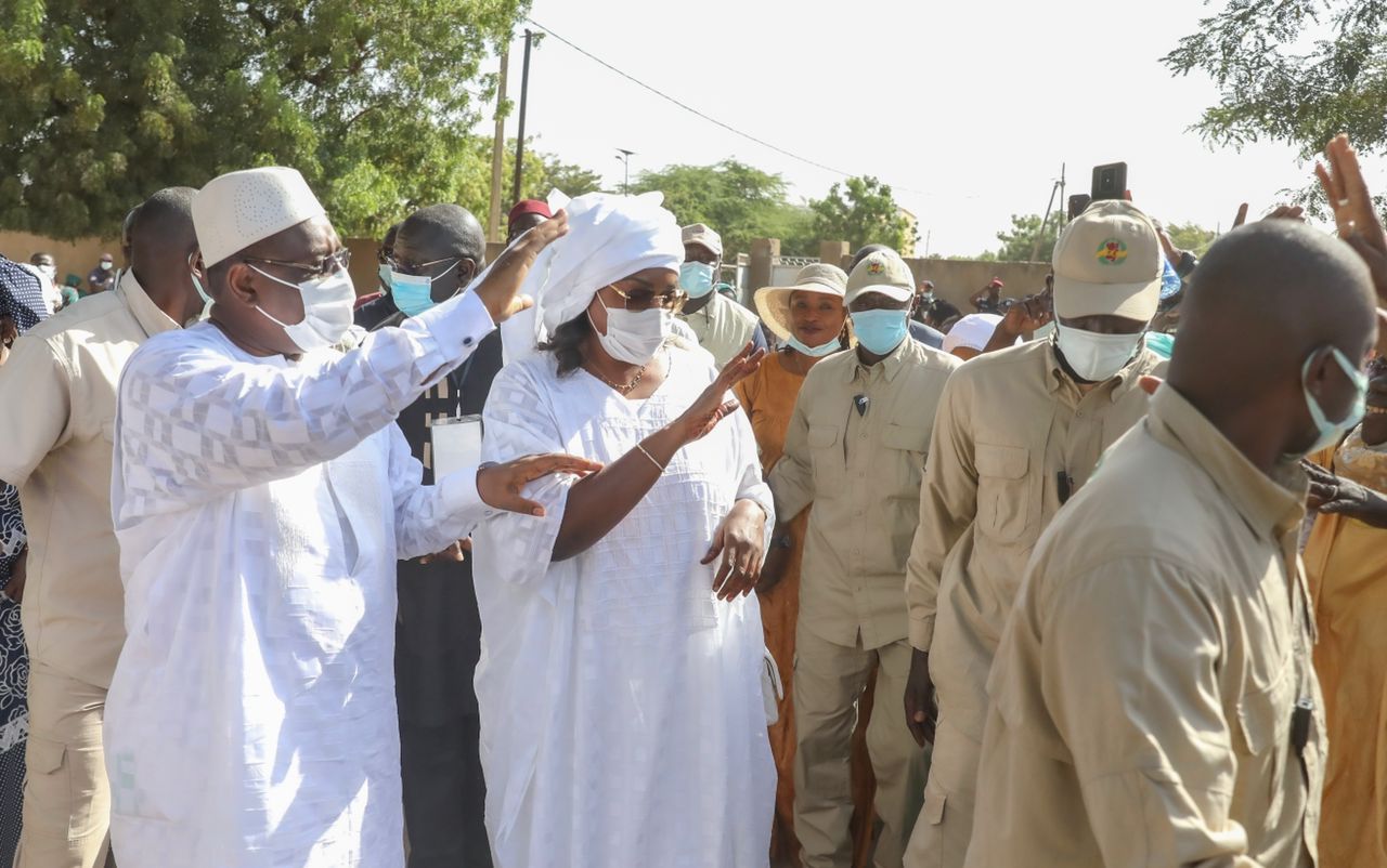 Fatick / Locales 2022: Le Chef de l'Etat, Macky Sall et la Première Dame, Marième Faye Sall, ont voté (Photos)