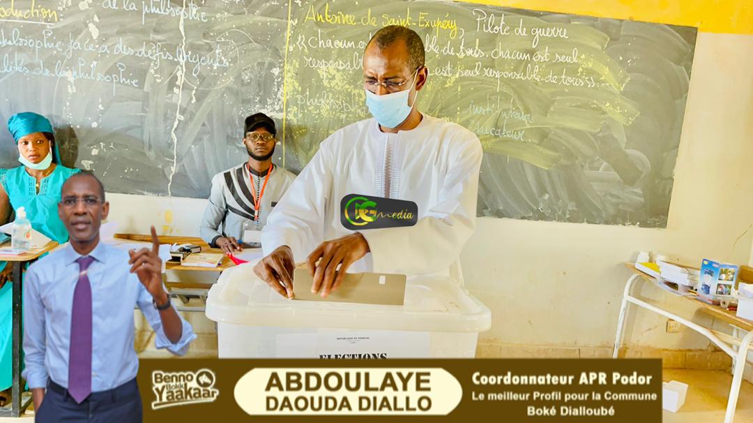 VIDEO + PHOTOS: Abdoulaye Daouda Diallo après son vote