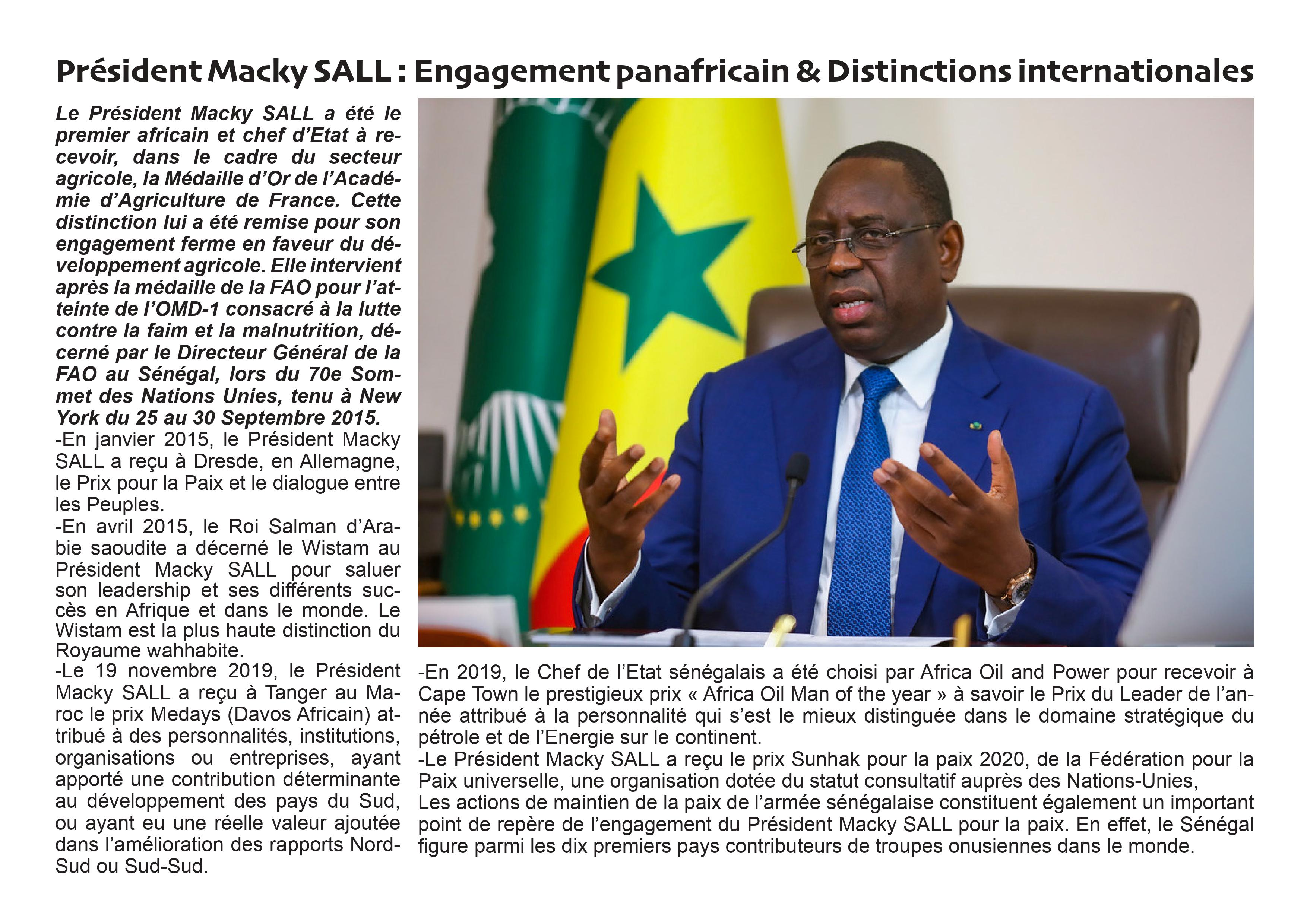 Union Aficaine  - Le Président Macky Sall prend fonction ( Live Leral TV )