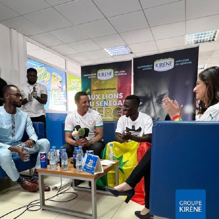 Idrissa Gana Guèye en visite chez le Groupe Kirène : Les images d’un accueil