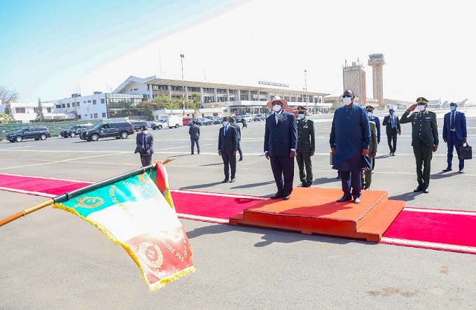 Le Président ougandais Yowéri Museveni en visite de courtoisie à Dakar :  Le leadership du Président Macky Sall salué