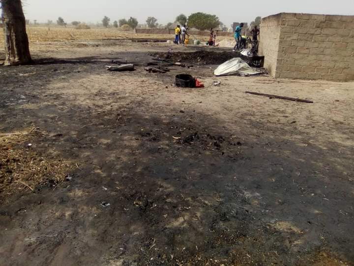 Incendie à Kaolack: Les flammes ravagent le village de Ndiokél