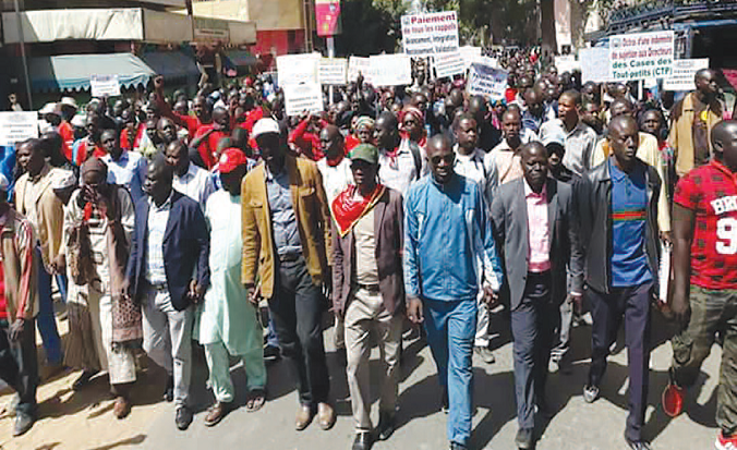 Leur manifestation à Ziguinchor interdite : Les enseignants annoncent une nouvelle marche à Dakar