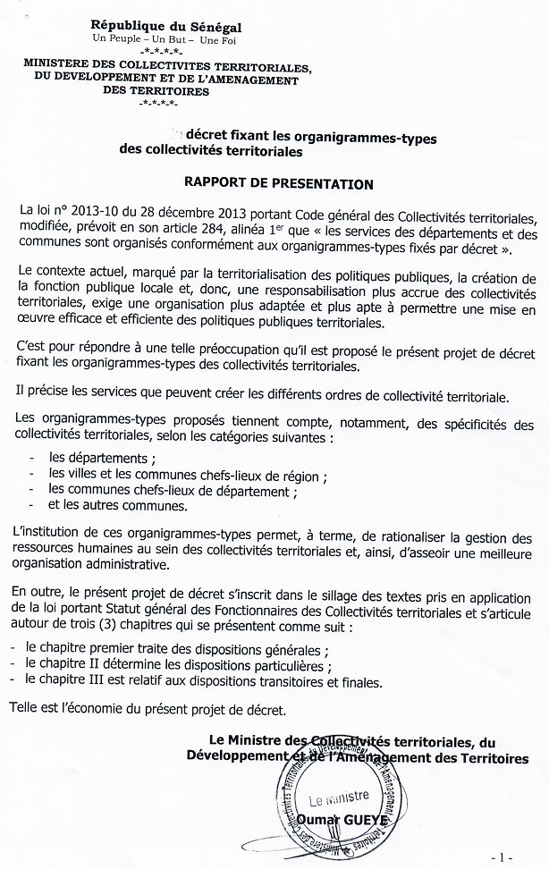 Création tous azimuts de Directions : Oumar Guèye freine les maires « pressés » et les rappelle à l’ordre