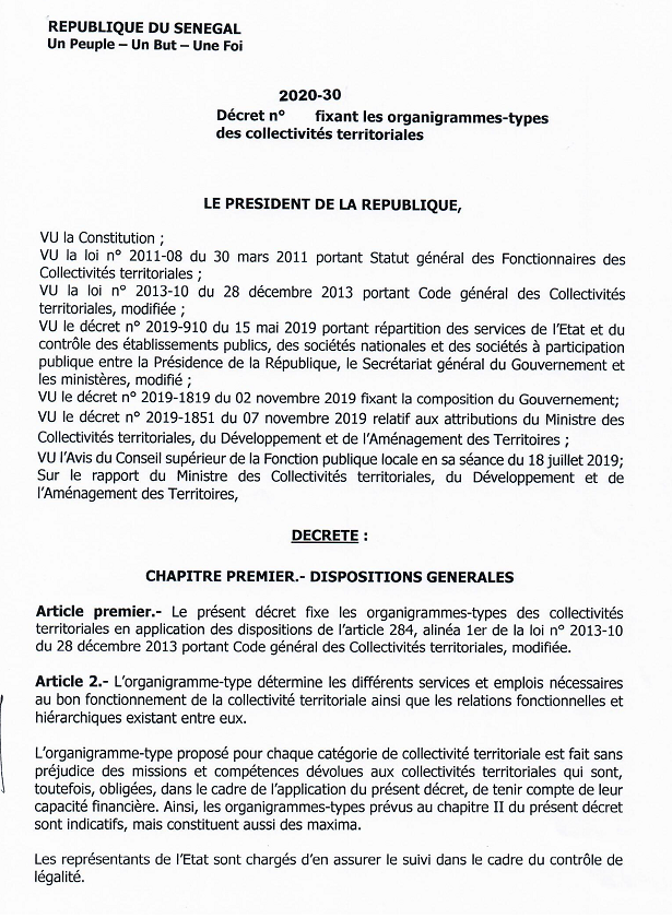 Création tous azimuts de Directions : Oumar Guèye freine les maires « pressés » et les rappelle à l’ordre