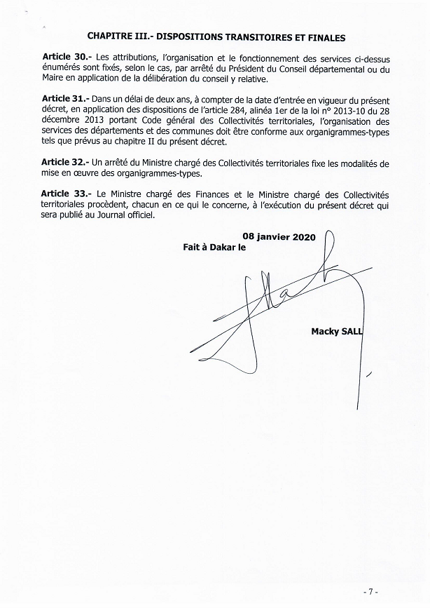 Création tous azimuts de Directions : Oumar Guèye freine les maires « pressés » et les rappelle à l’ordre