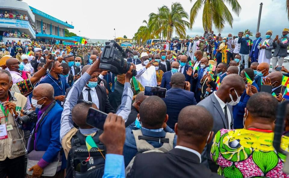 Arrivée de Macky Sall aux Comores ce samedi (Texte et Images)