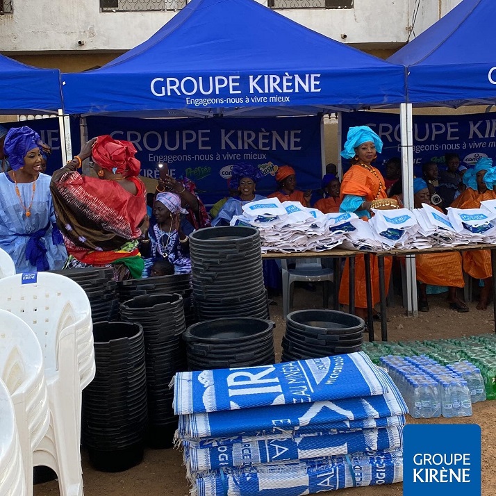 Célébration du 8 mars 2022,: A Mbour, le Groupe Kirène a posé des actes mémorables