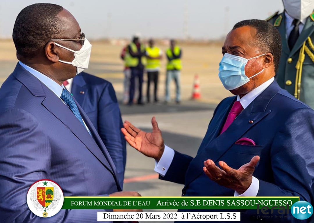S.E Denis Sassou-Nguesso, Président du Congo Brazza est à Dakar pour nle forum mondial de l'eau S.E Denis Sassou-Nguesso, Président du Congo Brazza est à Dakar pour nle forum mondial de l'eau