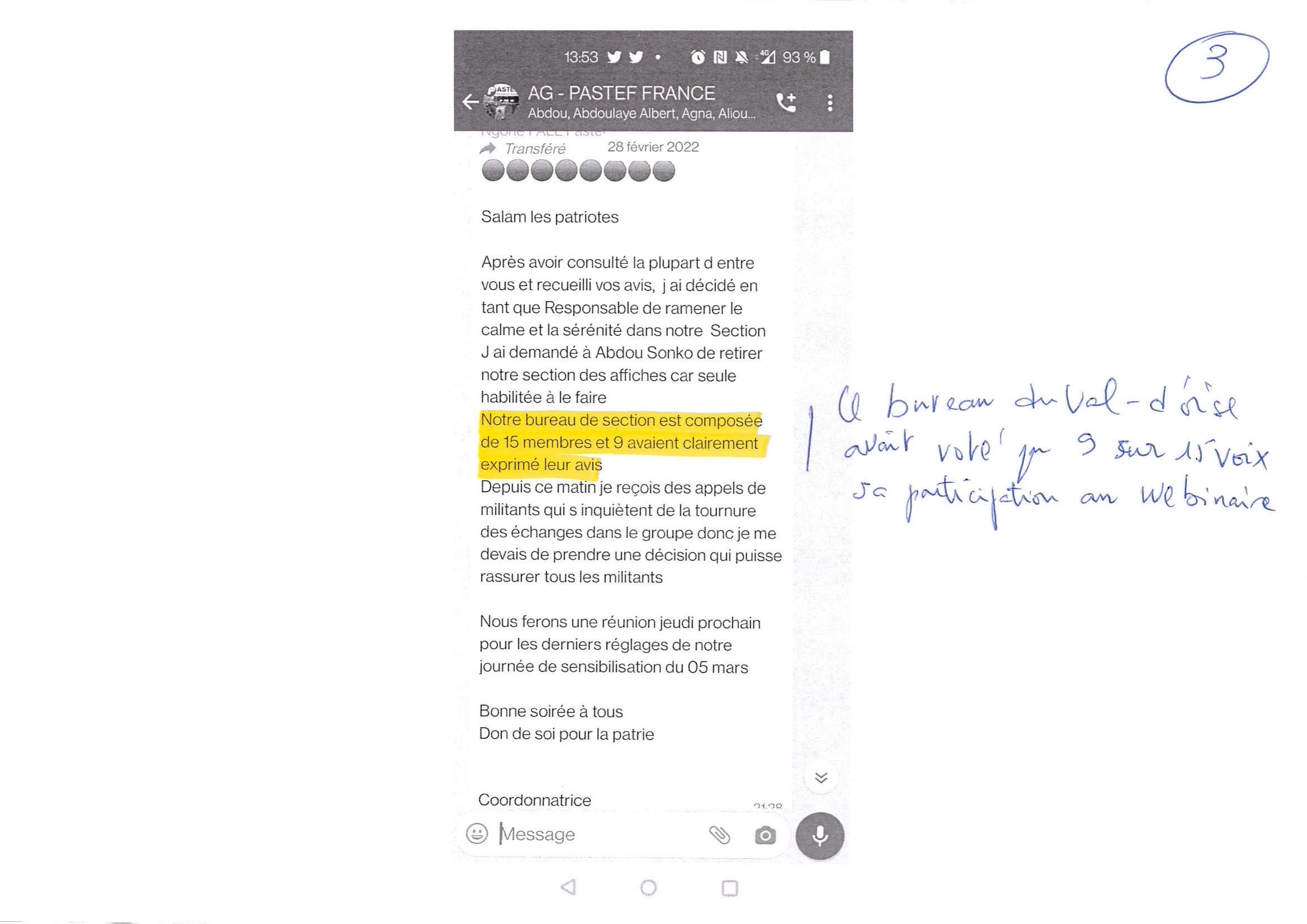 Faux et usage de faux: Un responsable de Pastef France au coeur d’un scandale ( Documents ) Faux et usage de faux: Un responsable de Pastef France au coeur d’un scandale ( Documents )