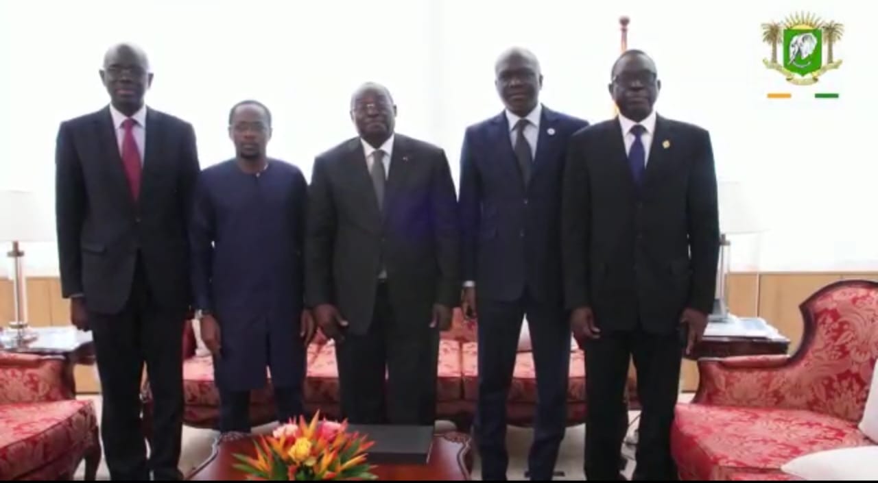 Photos : Abdou Mbow, vice-président de l'Assemblée nationale, reçu par le vice-président de la République de la Côte d'Ivoire