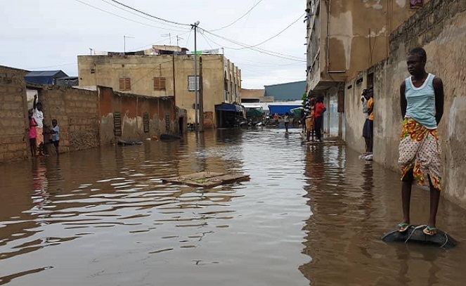 Premières pluies, premiers dégâts : Mort d’un talibé à Taiba Niassène, plusieurs concessions inondées