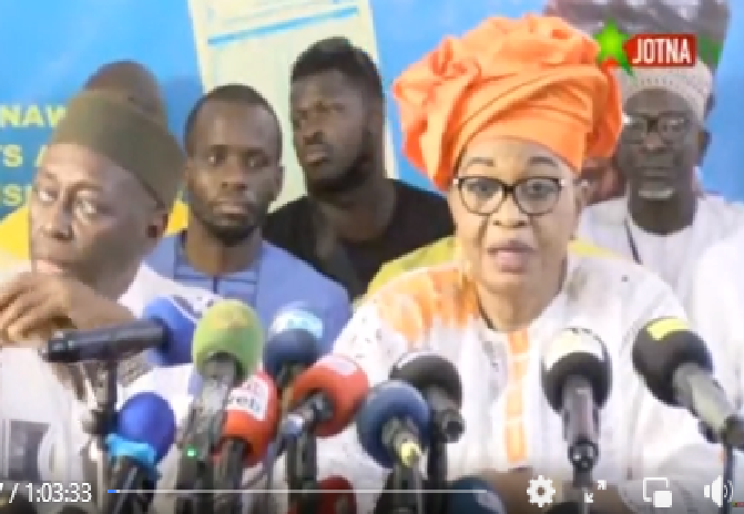 Inter-Coalition Yewwi Askan Wi - Wallu Sénégal : Aïda Mbodj lance un appel à un engagement fort, une détermination…