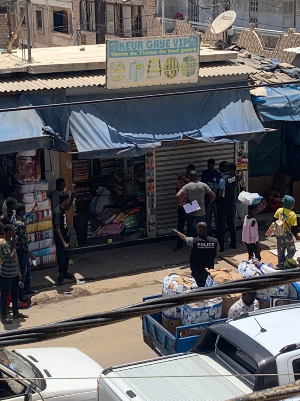 Exclusivité Leral : plus de 30 millions F CFA emportés dans un magasin de tissu au marché Zinc