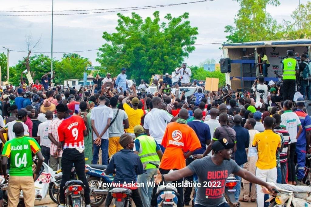 Yewwi et Wallu en campagne : les belles images de la mobilisation à Tambacounda Yewwi et Wallu en campagne : les belles images de la mobilisation à Tambacounda