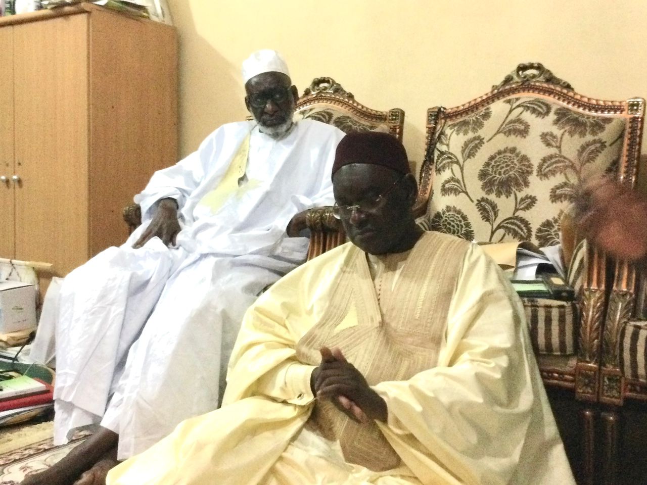 Fin de la première phase de leur tournée nationale auprès des chefs religieux : Wallu Sénégal chez Thierno Madani Tall, Khalife Général de la famille Omarienne.