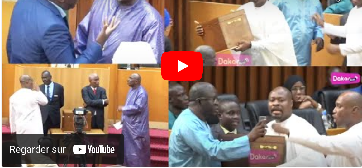 Ça chauffe encore à l’Assemblée nationale: Guy Marius Sagna refait son acte d’hier, pour empêcher... 