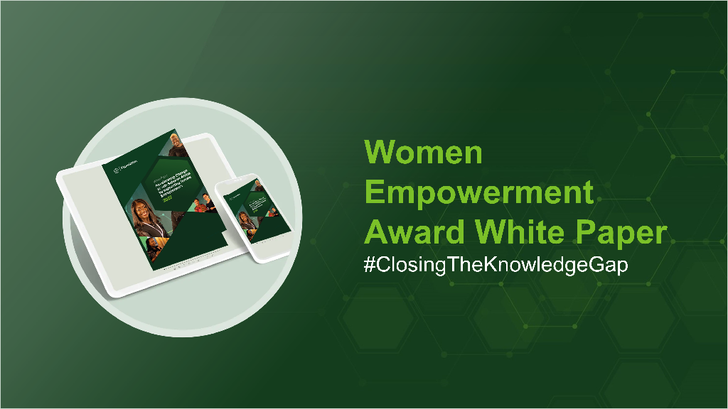 La Fondation Bayer publie un livre blanc sur les défis auxquels sont confrontées les femmes entrepreneurs en Afrique sub-saharienne La Fondation Bayer publie un livre blanc sur les défis auxquels sont confrontées les femmes entrepreneurs en Afrique sub-saharienne