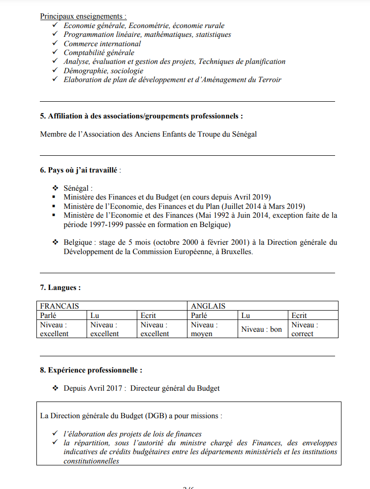 Remaniement: Mamadou Moustapha Bâ, nouveau Ministre des Finances, un surdoué au service de l'économie