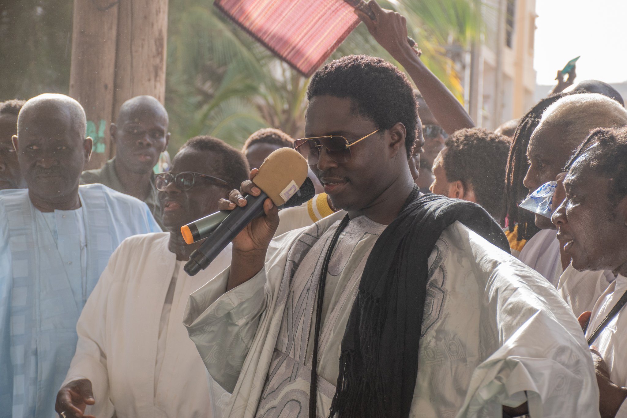 Cheikh Ahmadou Kara Mbacké en visite chez Cheikh Macoumba Fall Misbakh : Les images d’une rencontre