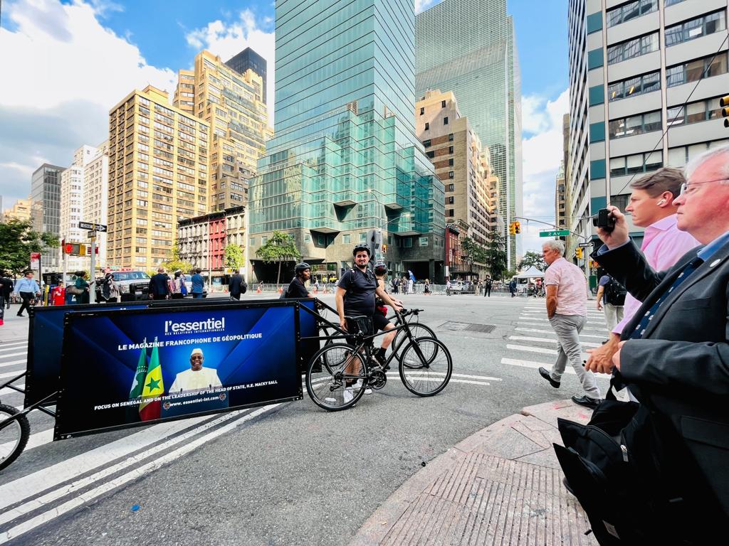Macky Sall aux Etats-unis : New York souhaite la bienvenue au Président de l'UA. Macky Sall aux Etats-unis : New York souhaite la bienvenue au Président de l'UA.