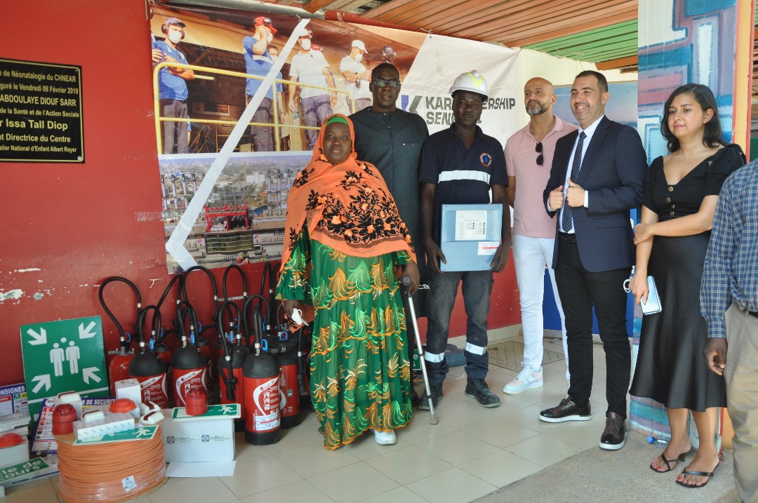 Responsabilité sociale d’entreprise : Karpowership dote le plus grand service de néonatalogie du Sénégal, d’un système de sécurité incendie