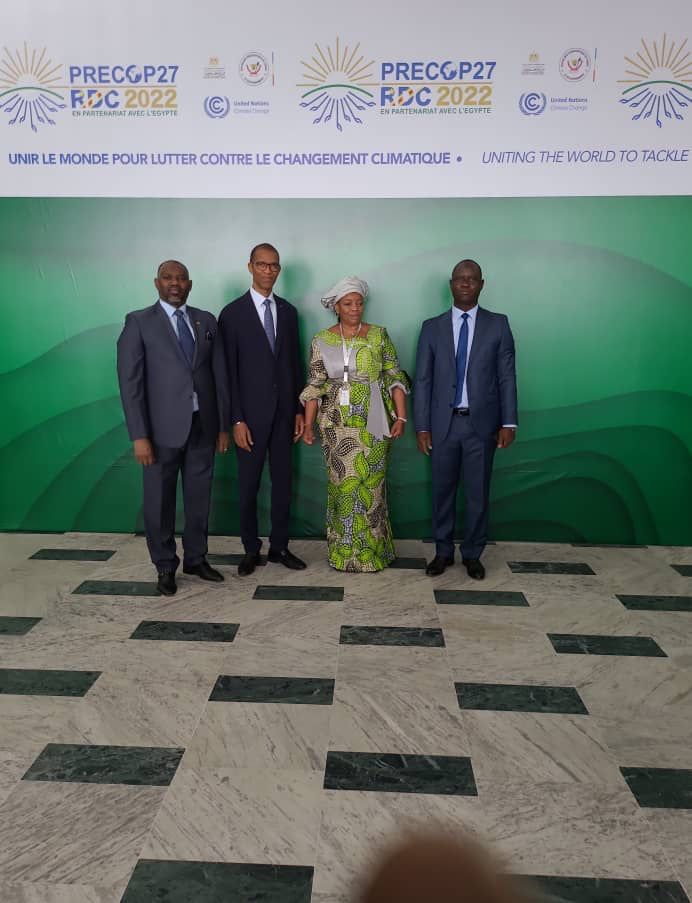 Pré Cop 27 / Congo : Le MEDDTE Alioune Ndoye avec ses collègues pour une répétition générale en novembre, en Egypte