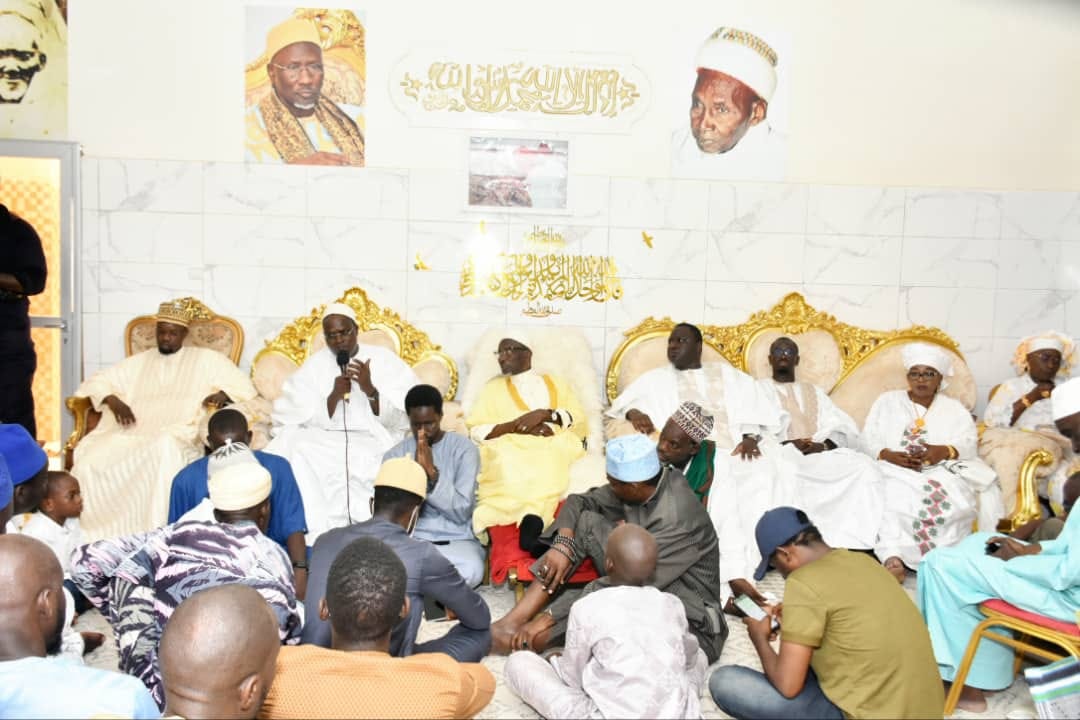 En prélude au Gamou 2022 : Ousmane Sonko et Yewwi Askan wi chez la famille de Cheikh El Hadji Amadou Barro Ndiéguène.
