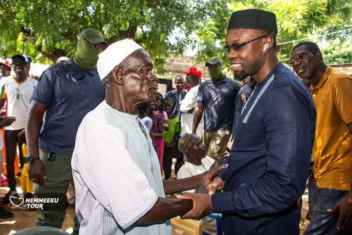 Nemmeeku Tour/ Jour 7: La commune Ndiaganiao accueille Ousmane Sonko