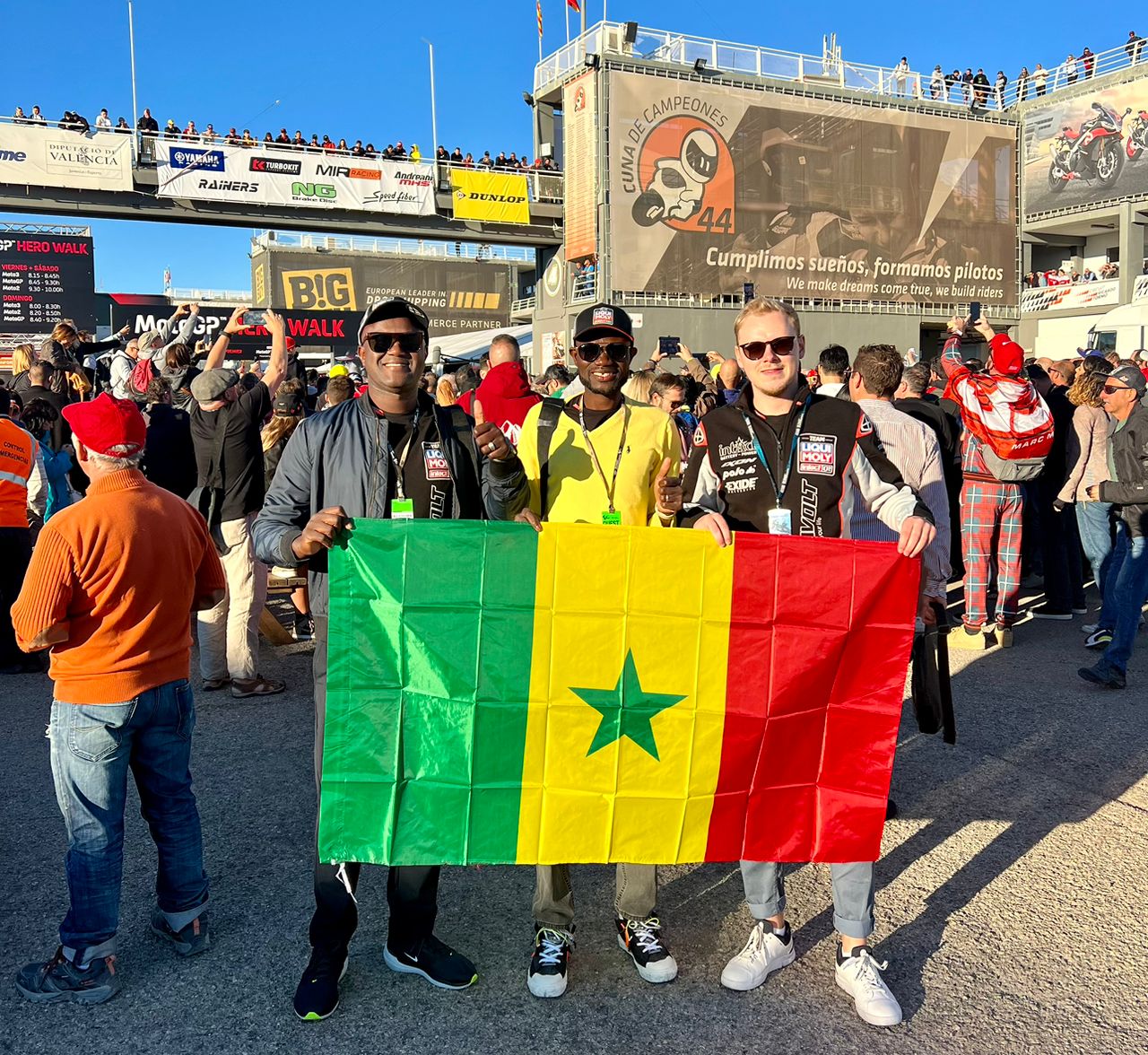 Grand prix de Moto GP 2022 à Valence : le Sénégal bien représenté Par Pape Samba Badiane ! Grand prix de Moto GP 2022 à Valence : le Sénégal bien représenté Par Pape Samba Badiane !