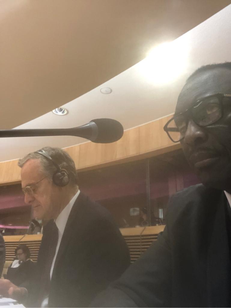 Babacar Diagne, hôte de l'ERGA à Bruxelles Babacar Diagne, hôte de l'ERGA à Bruxelles