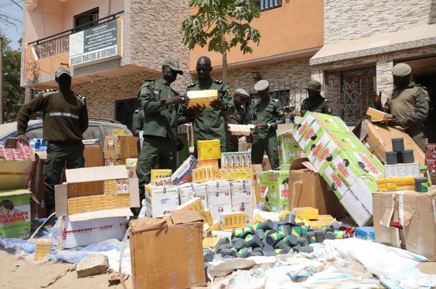 Produits prohibés: La Douane saisit une contrevaleur de 570 millions FCfa
