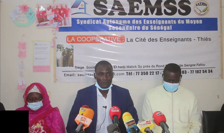 Non-respect du protocole d’accord :  Le SAEMSS déterre la hache de guerre