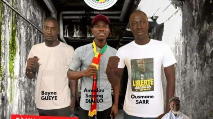 Pour manifestation non déclarée : Les activistes Ousmane Sarr et Cie écopent de 2 mois de prison ferme