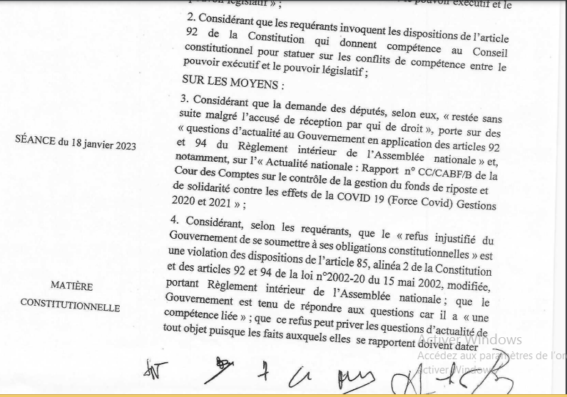 Conseil constitutionnel : La requête des députés Aminata Touré et Guy Marius Sagna, rejetée