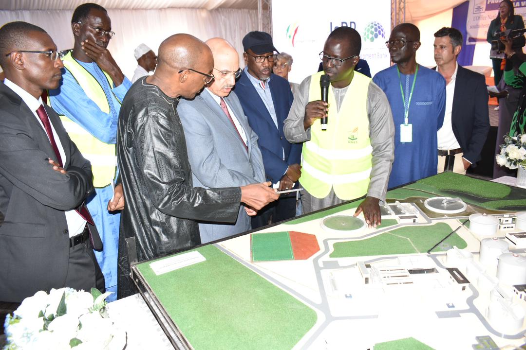 Photos / Visite de chantier de la station d’épuration de Cambérène : Le président de la Bid, Dr. Muhammad Sulaiman Al Jasser et le DG de l’ONAS, Mamadou Mamour Diallo