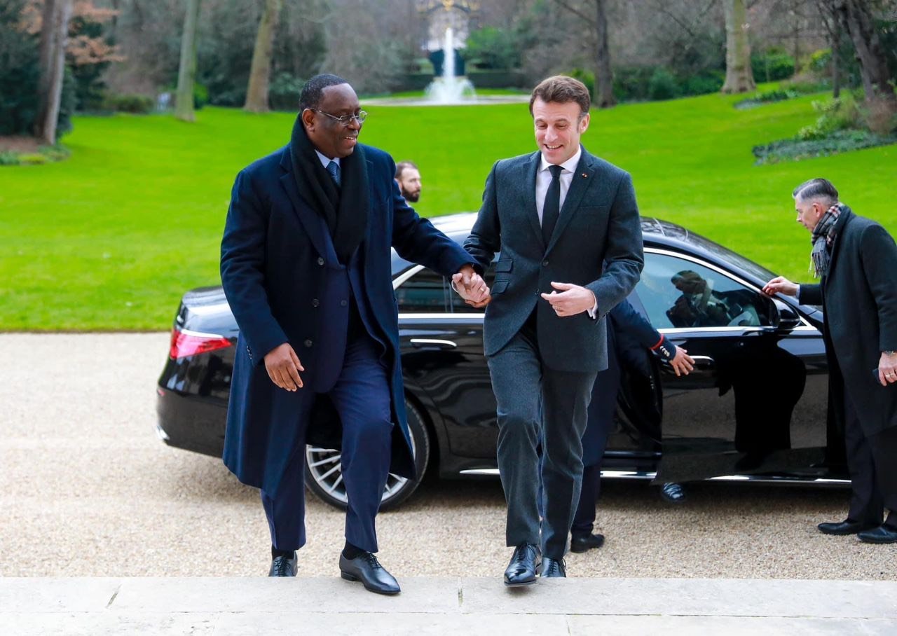 PHOTOS - Macky Sall a rencontré Emmanuel Macron, voici la raison