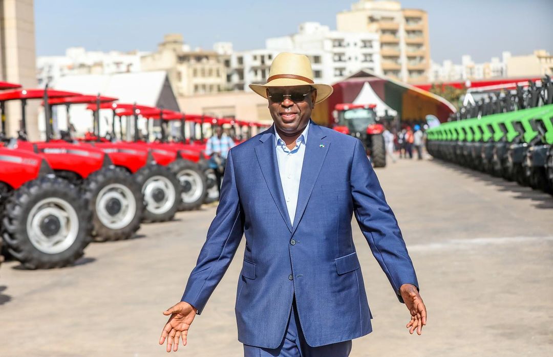 Grand Théâtre Doudou Ndiaye Rose de Dakar, le Président Macky Sall a présidé la cérémonie de remise de matériels agricoles