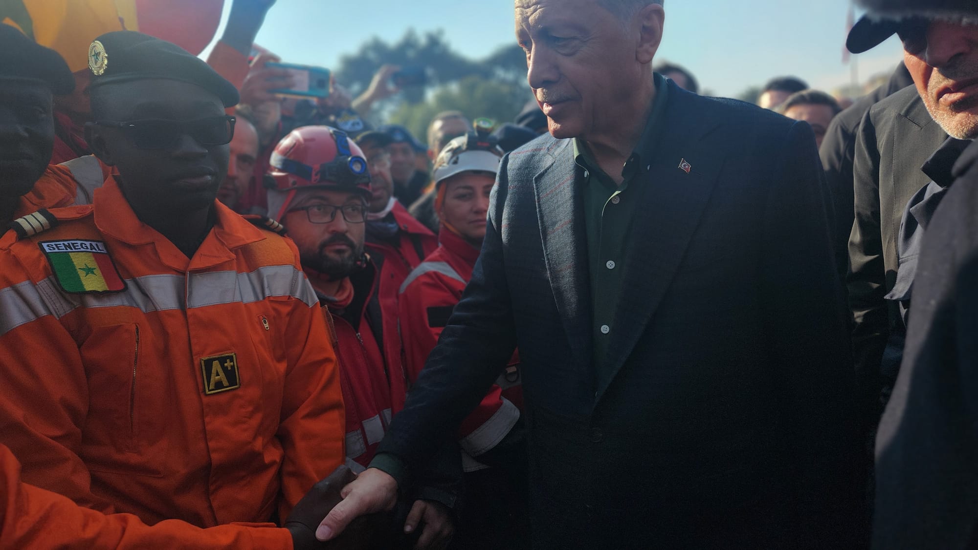 Turquie: Le Président Erdogan félicite les sapeurs-pompiers et remercie le Sénégal (Photos)