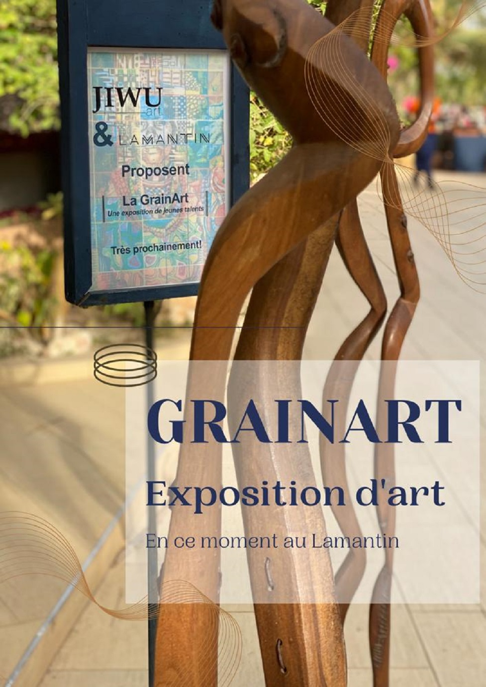Exposition GrainArt au Lamantin Beach : A la découverte de Serigne Mor Guèye, un passionné d’art et de culture