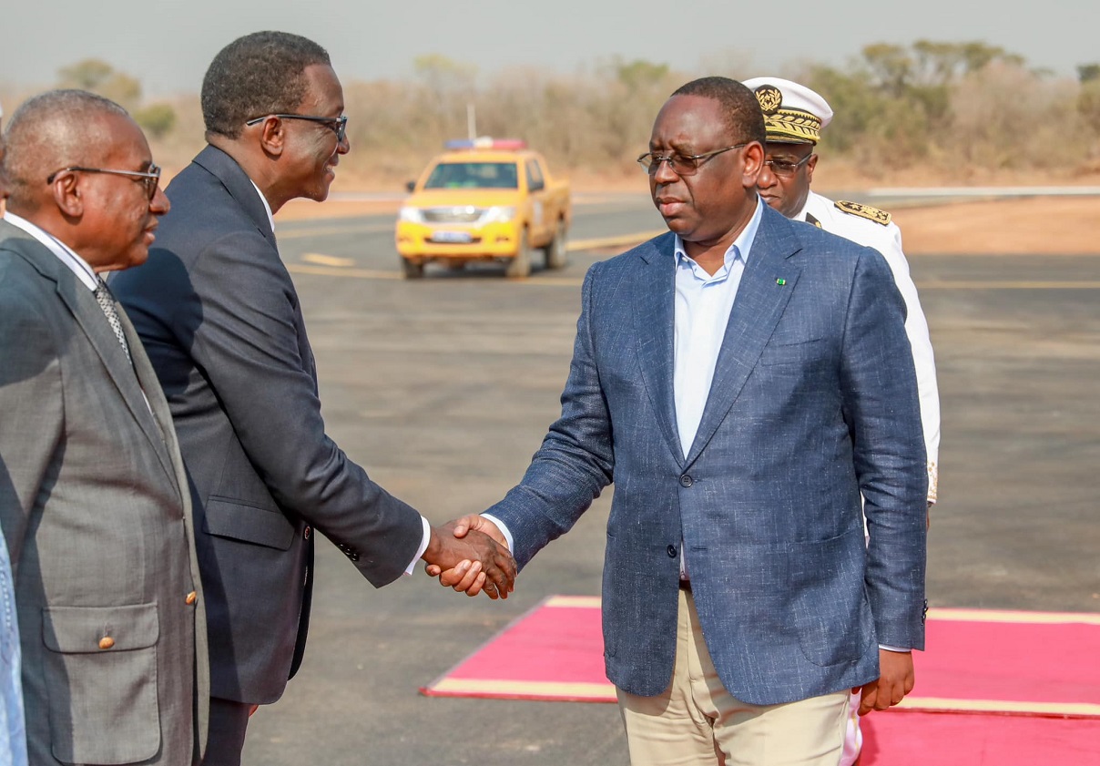 Macky Sall arrivé hier à Sédhiou : les images d’un accueil chaleureux