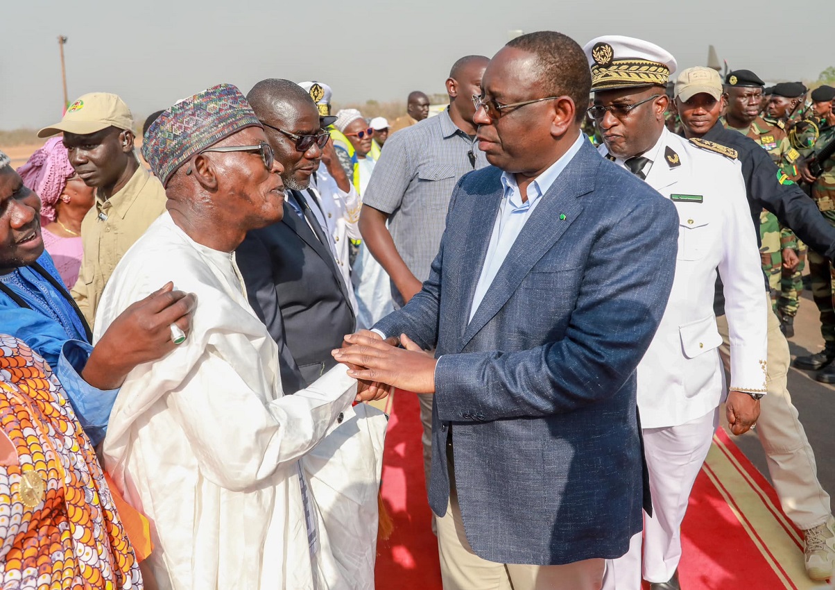 Macky Sall arrivé hier à Sédhiou : les images d’un accueil chaleureux