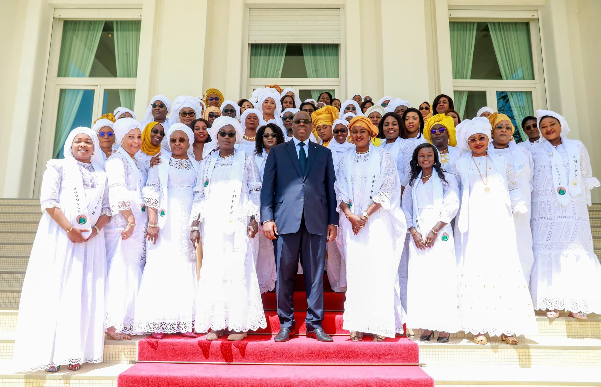 La journée internationale du 8 Mai: Les images de l’Amicale des femmes de la Présidence de la République reçue par le Chef de l'état