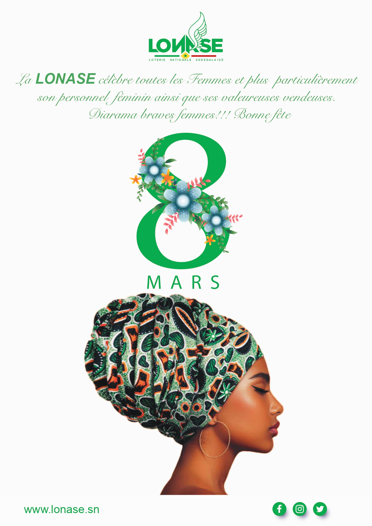 8 mars - La LONASE célèbre toutes les princesses, et plus particulièrement, son personnel féminin ainsi que ses valeureuses vendeuses