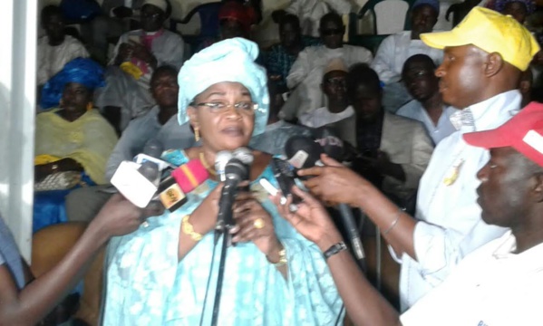 Giga meeting/ Aida Mbodj : “ Nous confions Ousmane Sonko à cette jeunesse qui se mobilise contre le troisième mandat”